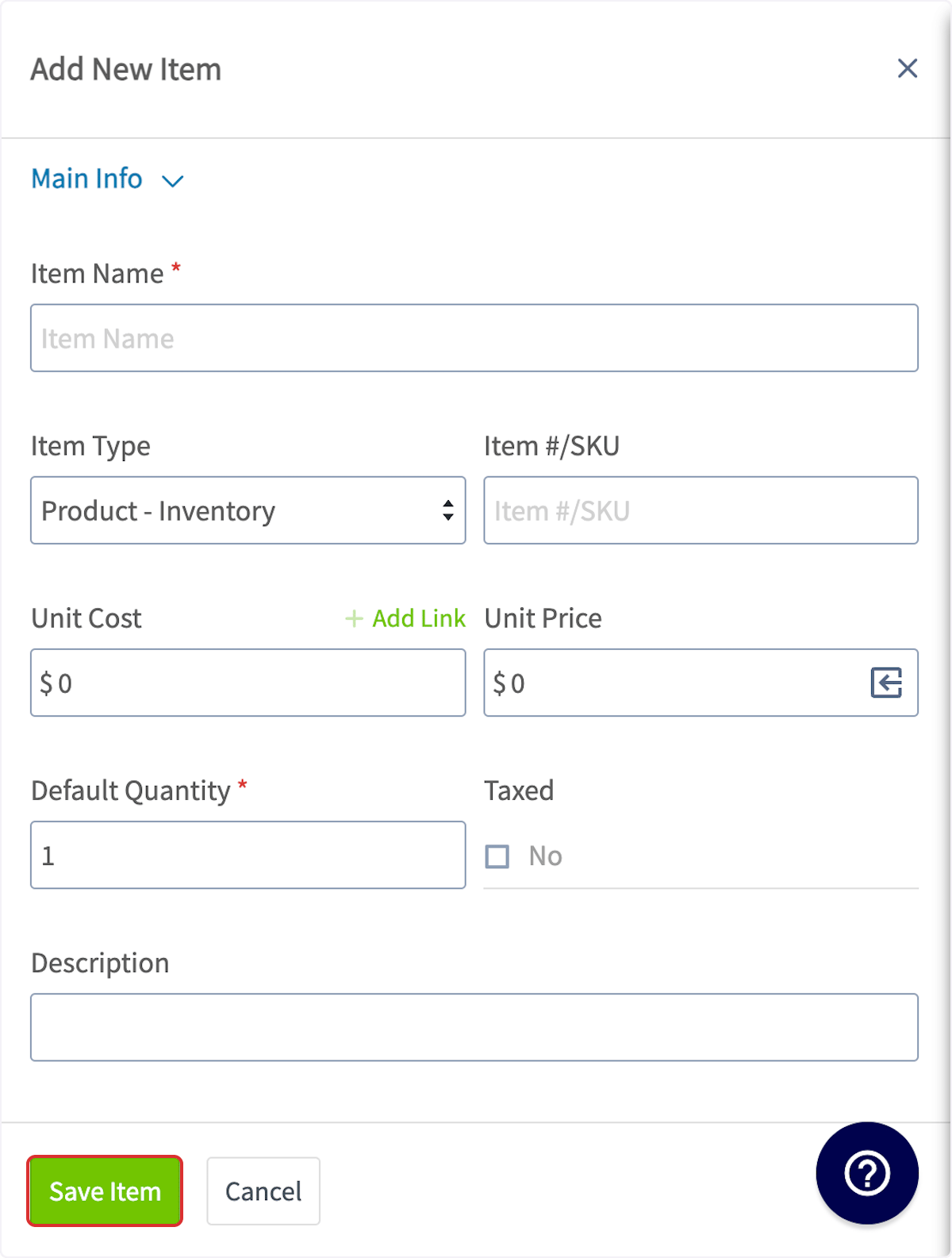 Click on Add New Item