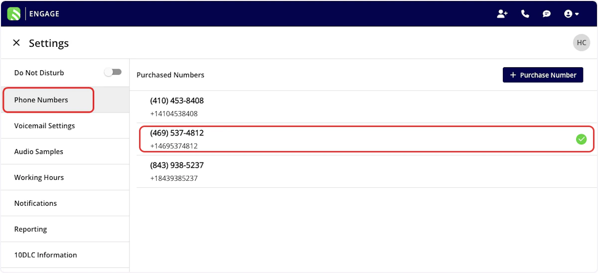Click on (469) 537-4812…