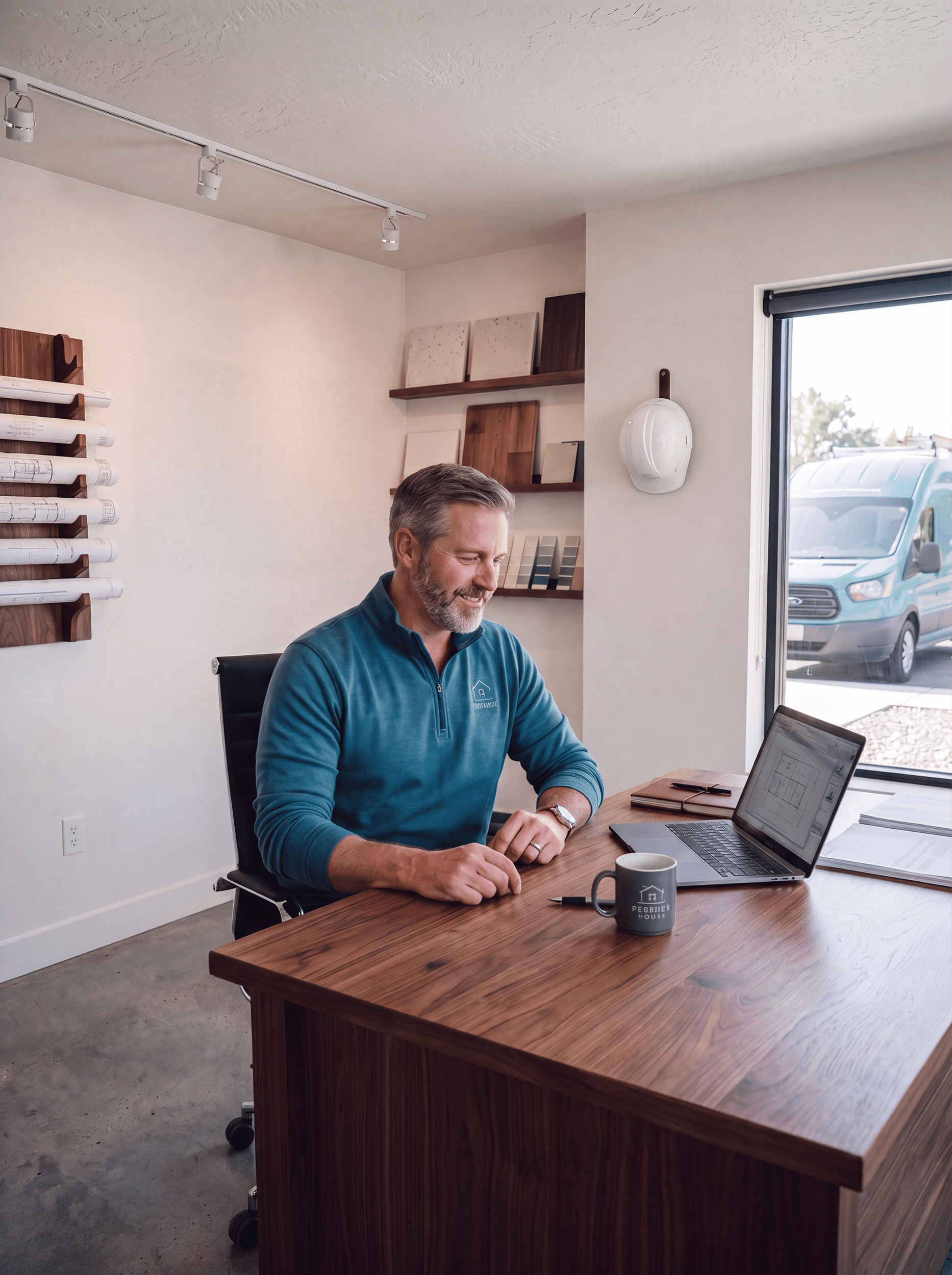 Business owner setting up their FieldPulse account with confidence