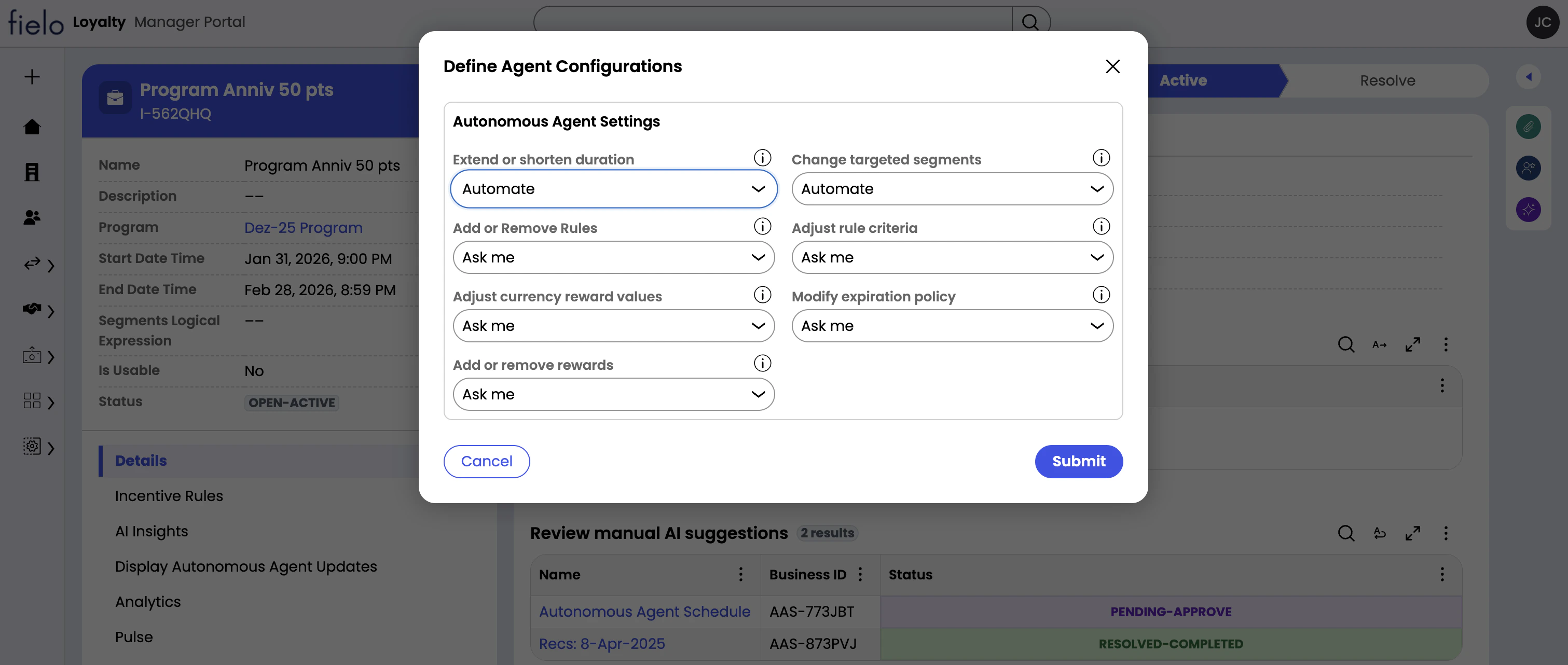 Autonomous Incentives Management Agent2