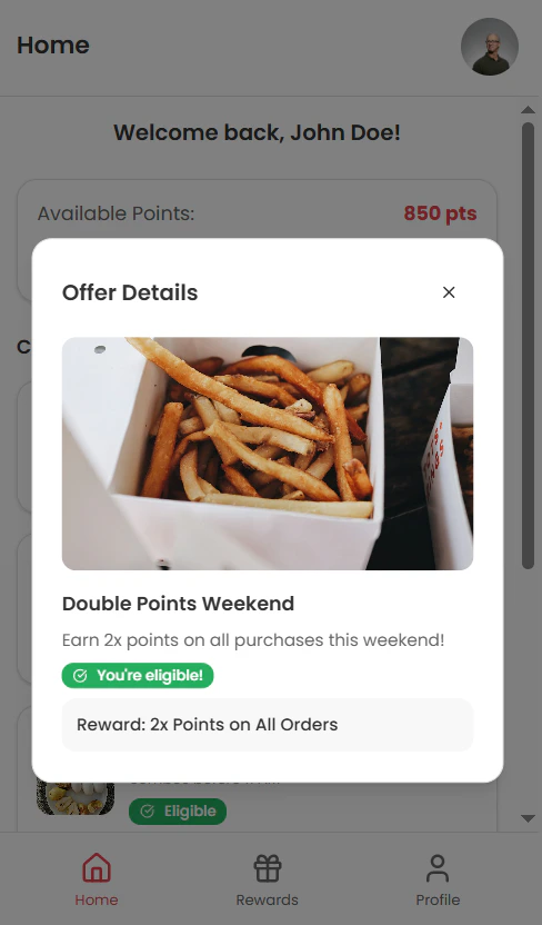 Mobile App Incentive Details