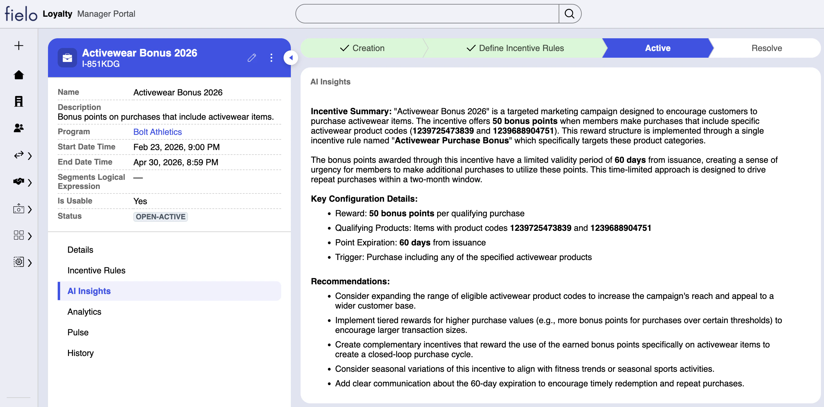 Ai Insights Incentives