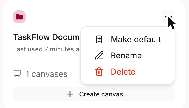 Make default option on a Context Pod card