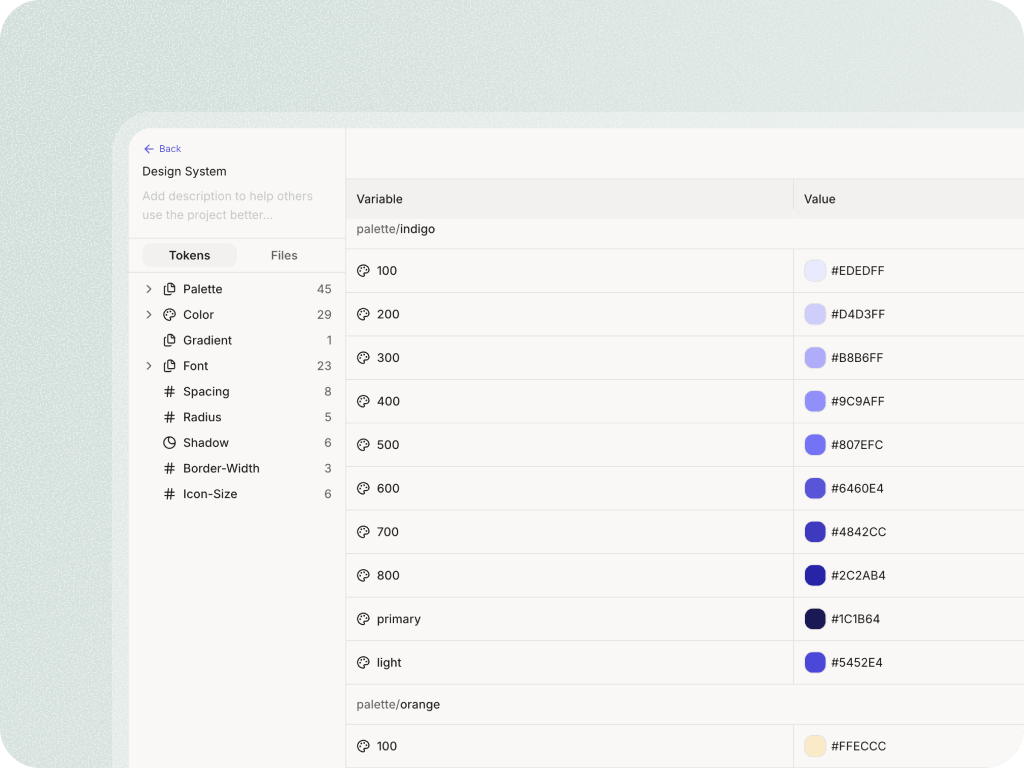 Output respects your design system