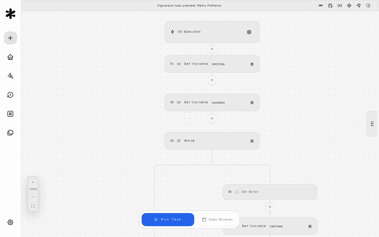 Figranium task preview: Retry Patterns