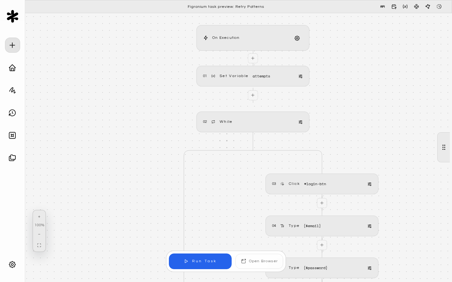 Figranium task preview: Retry Patterns