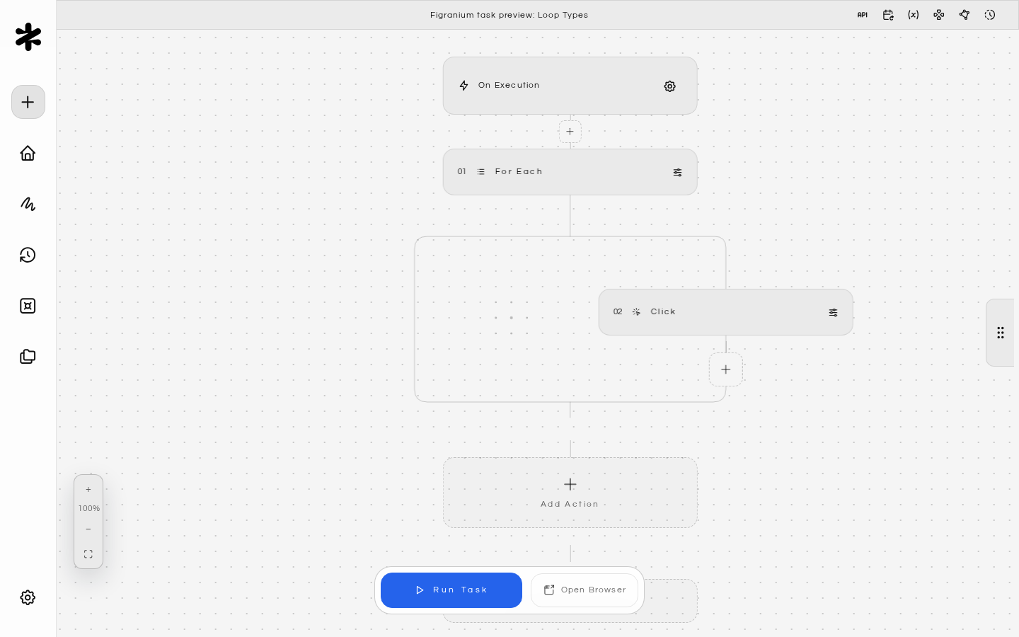 Figranium task preview: Loop Types