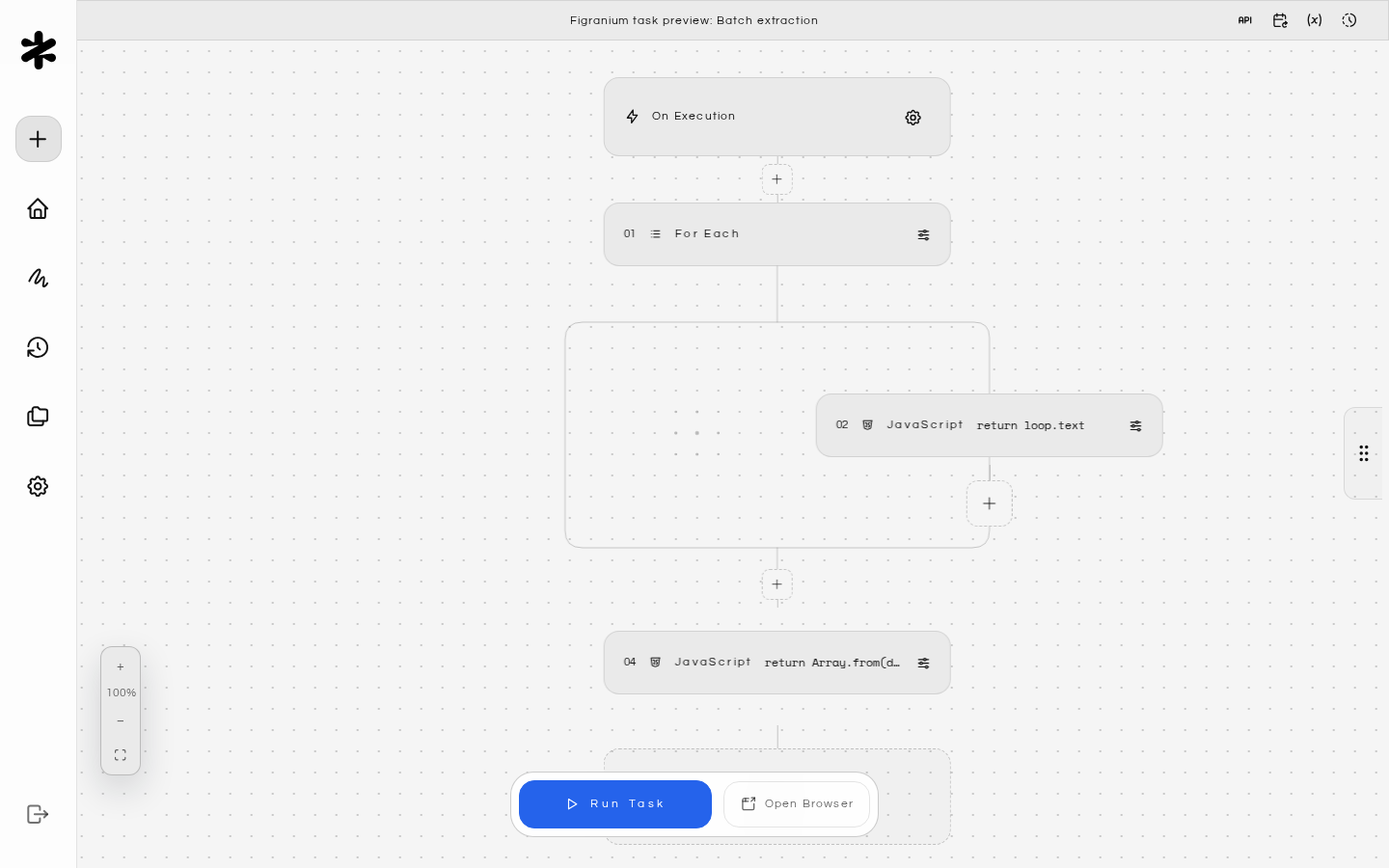 Figranium visual task editor