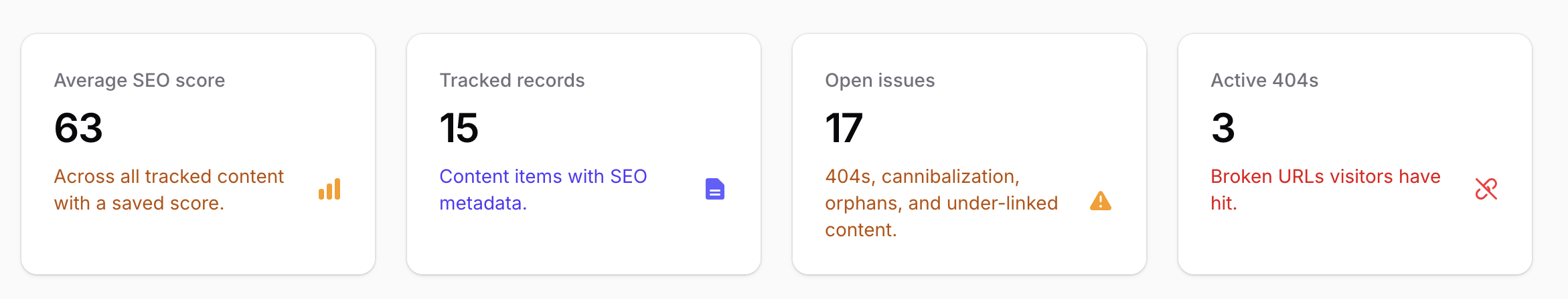 FilaRank live SEO scoring panel in a Filament blog post edit form