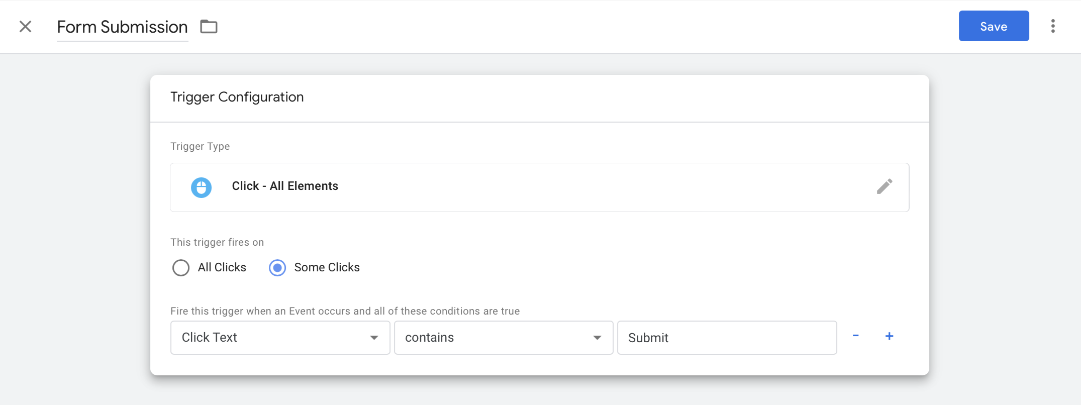 Screenshot of the Integrate tab of a form