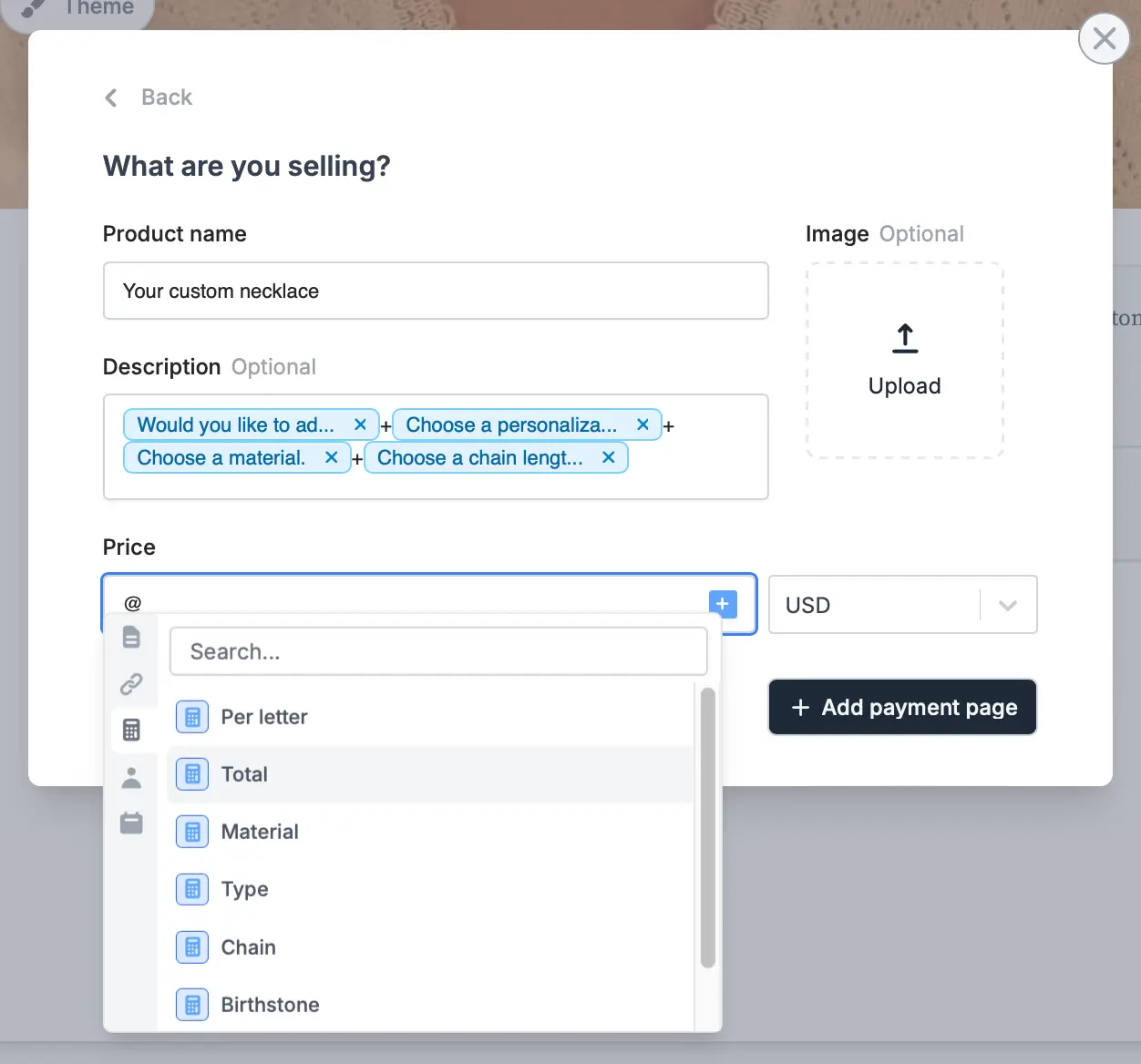 Screenshot of the Logic tab of a form