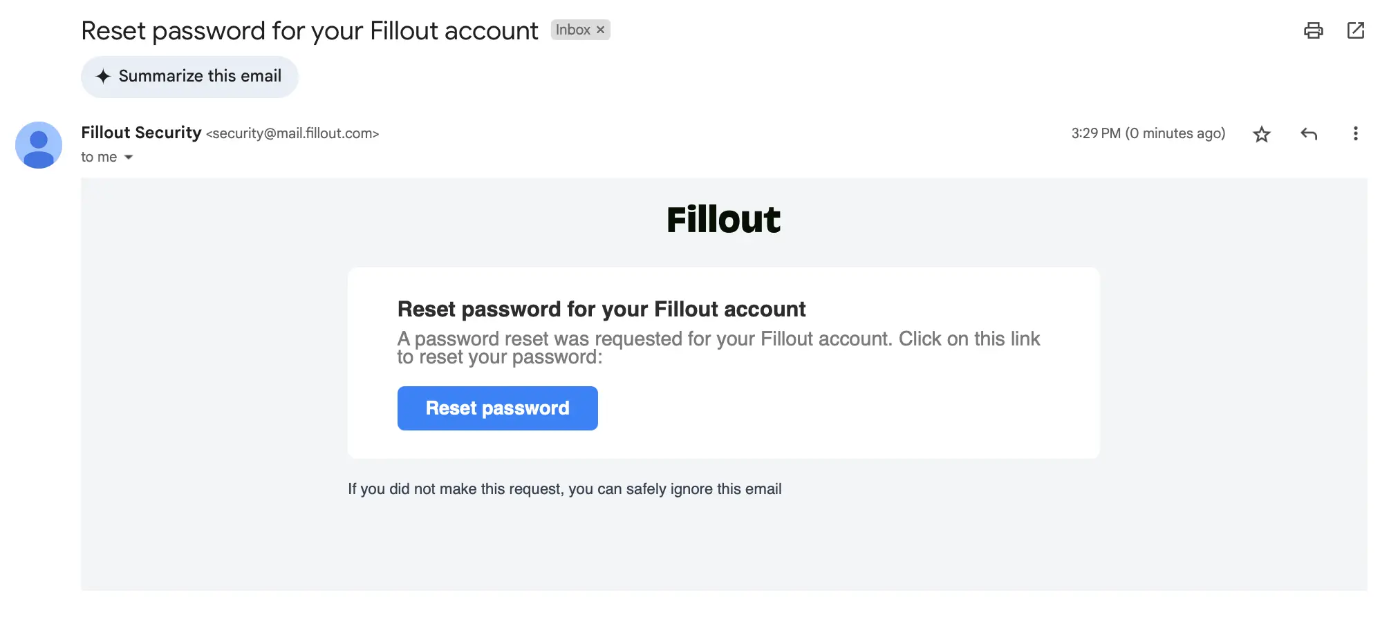 How to reset your password