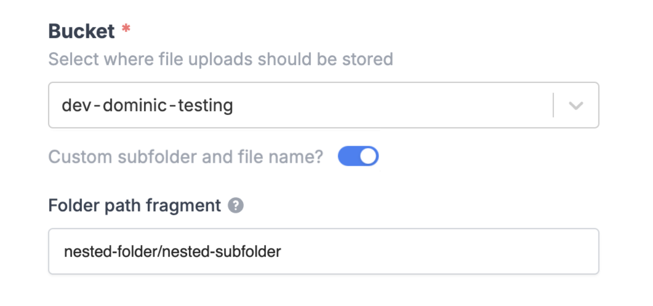 Screenshot of the Fillout form creation page