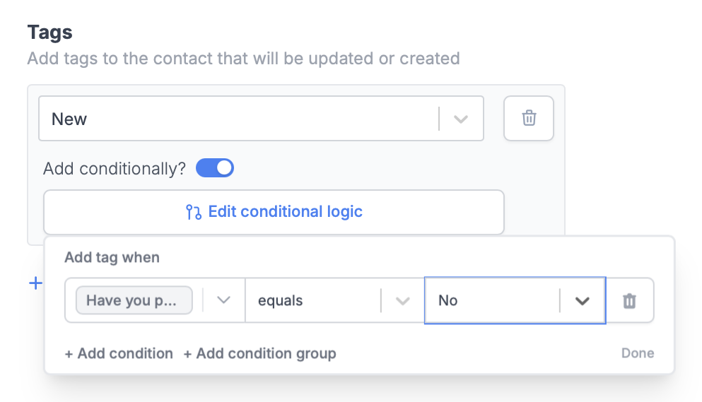 Screenshot of the Fillout form creation page