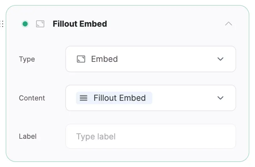 Paste the embed snippet into a new field in Airtable, and display it