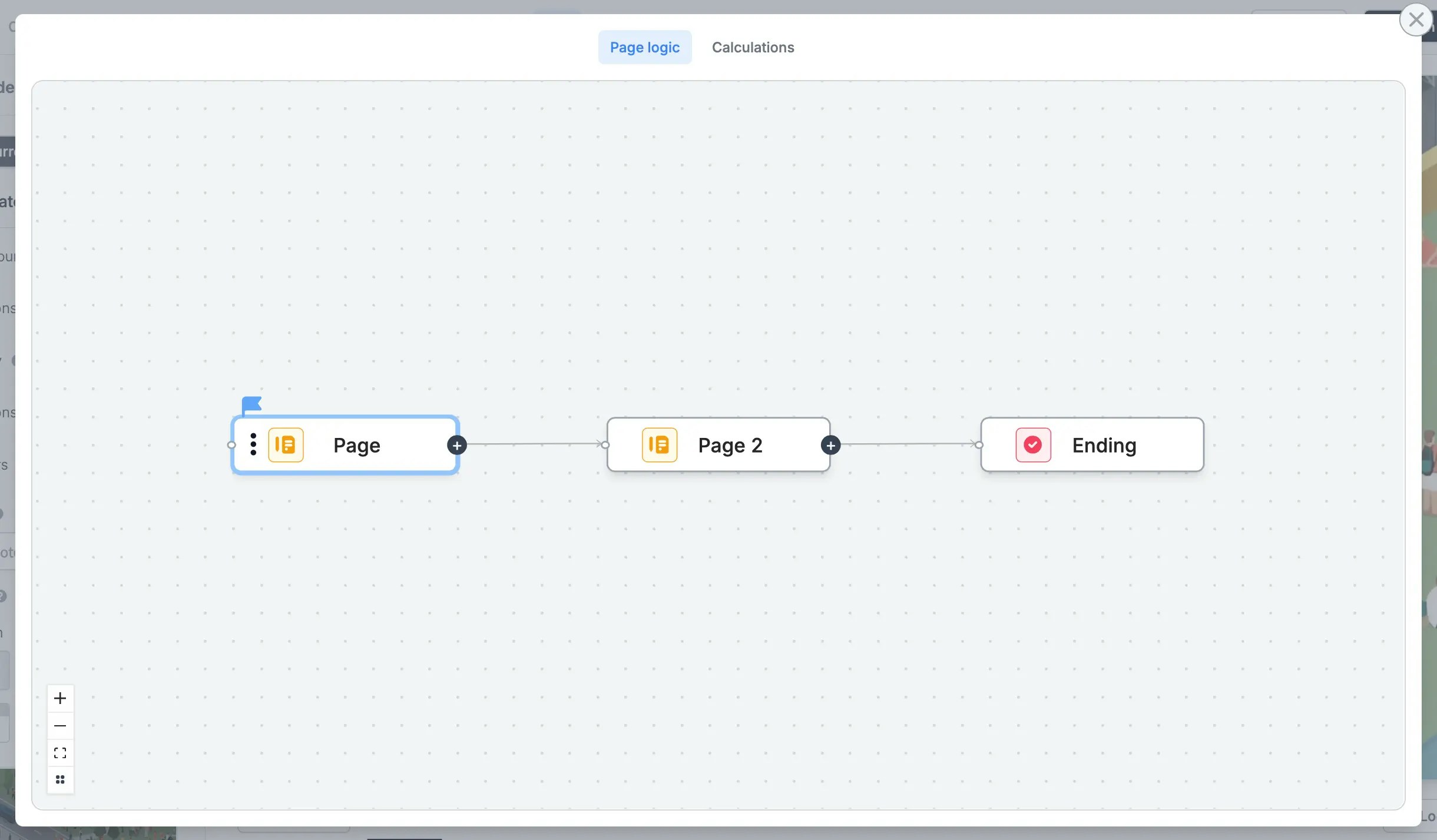 Change the order of pages