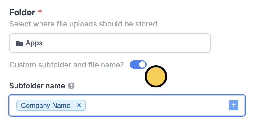 Screenshot of the Fillout form creation page