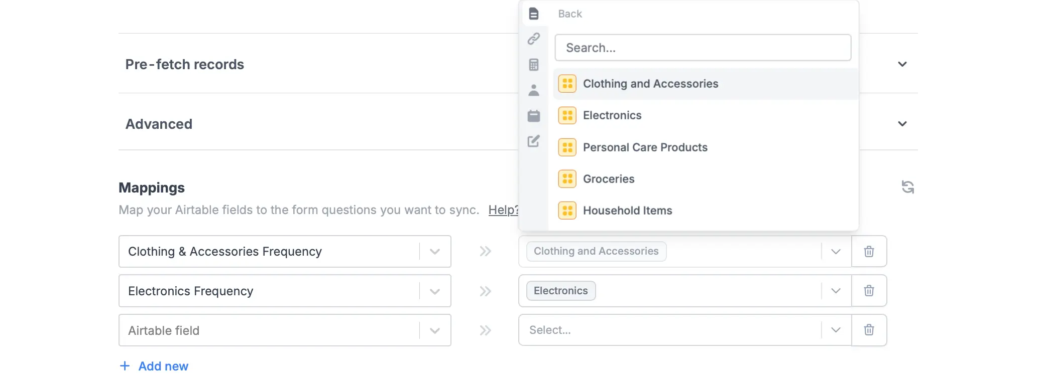 Screenshot of the Form designer tab of a form