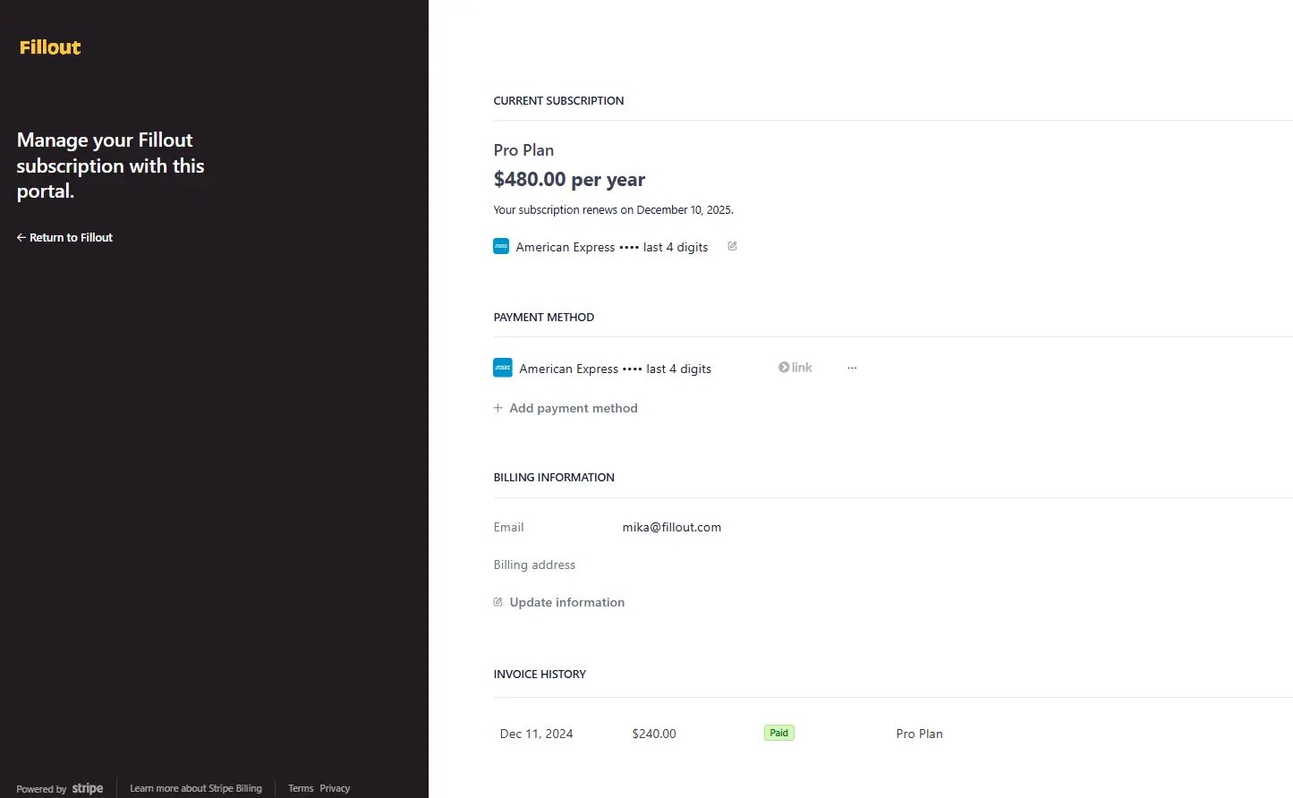 Get invoices