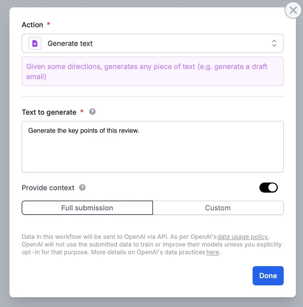 Fillout Workflows