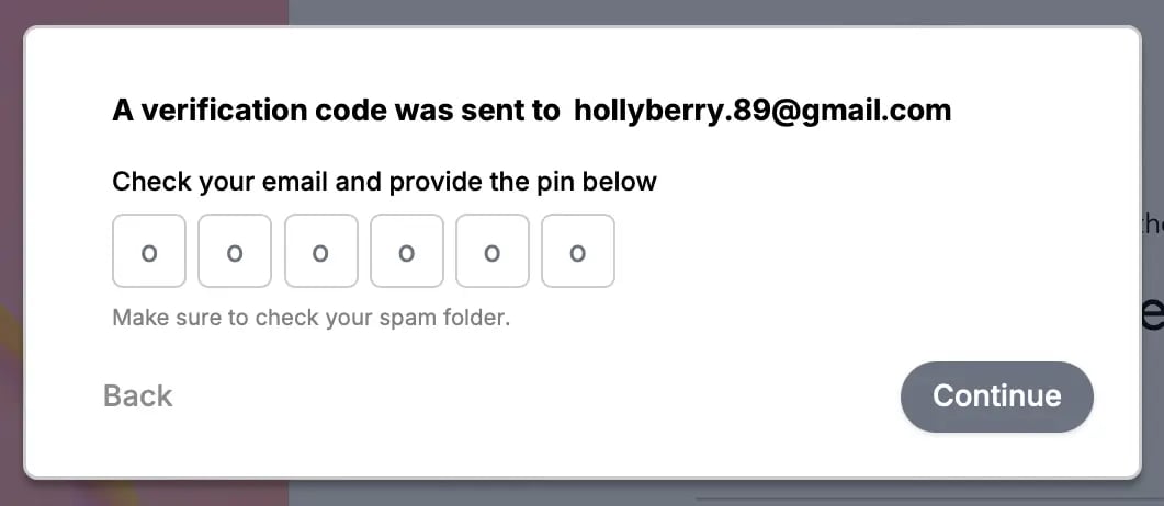 SMS verification