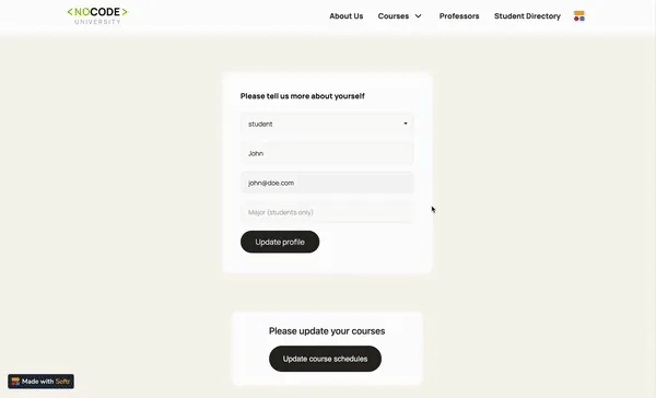 Update forms