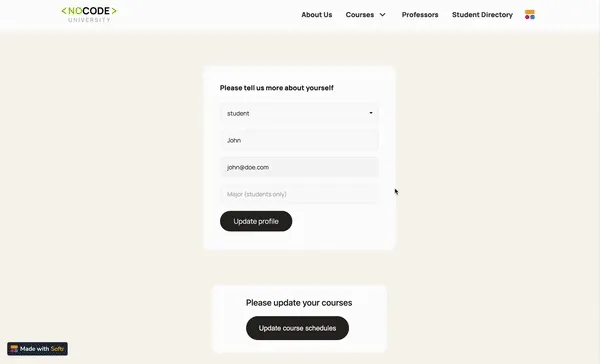 Update forms