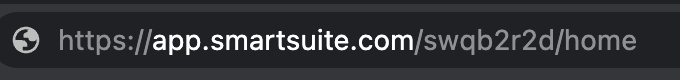 Screenshot of the SmartSuite form creation page