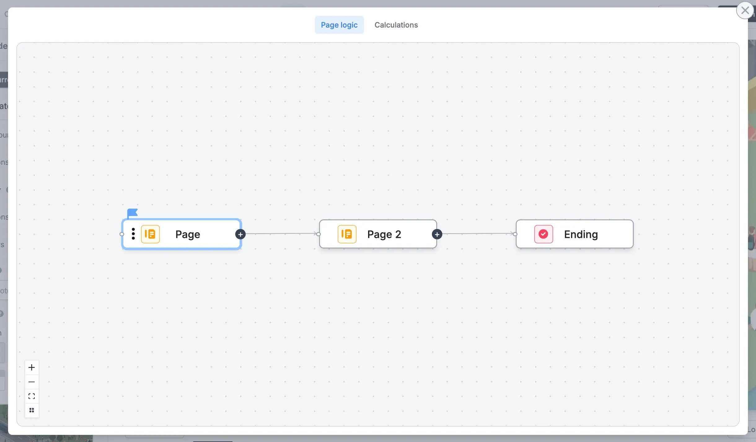 Change the order of pages