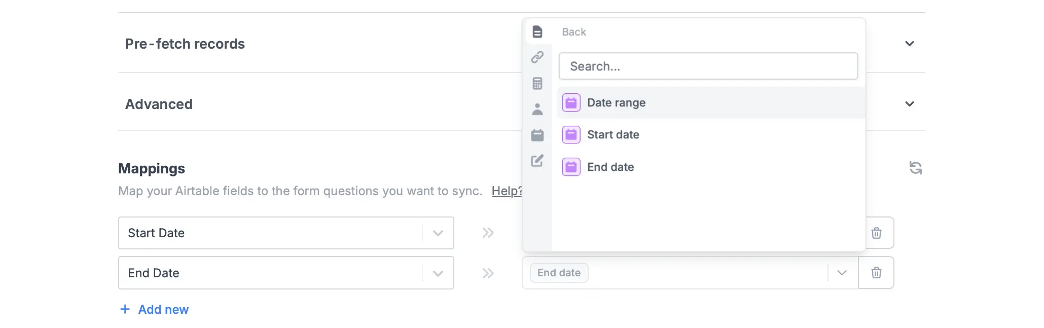 Screenshot of the Form designer tab of a form