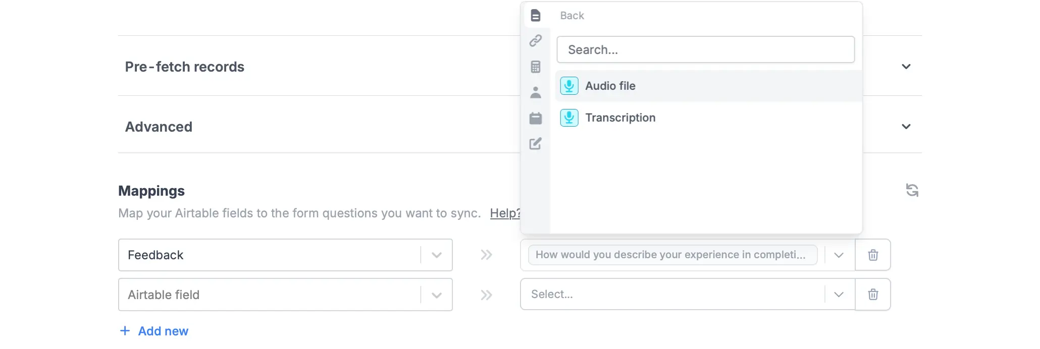 Screenshot of the Form designer tab of a form