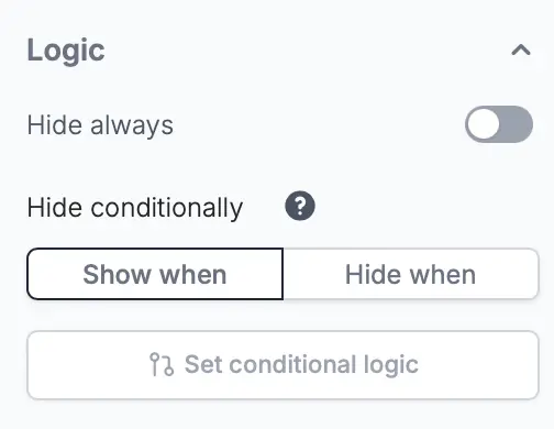 Screenshot of the Form designer tab of a form