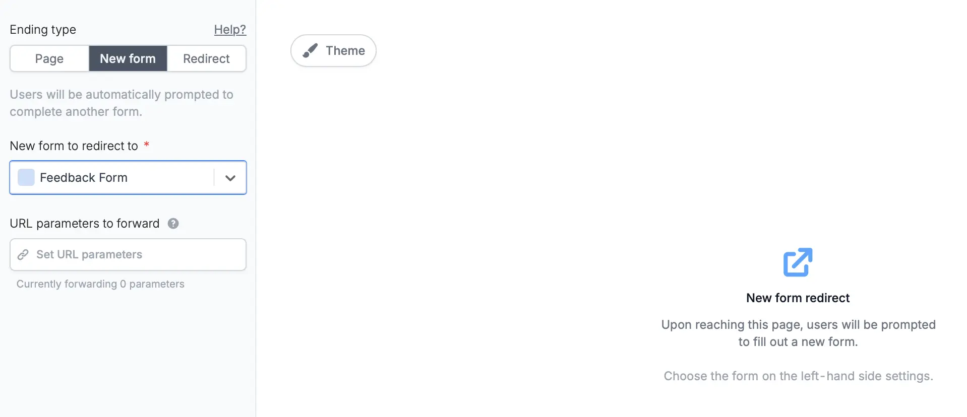 Screenshot of the Form designer tab of a form