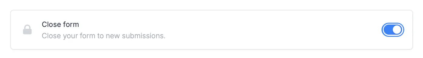 Screenshot of the Access tab of a form