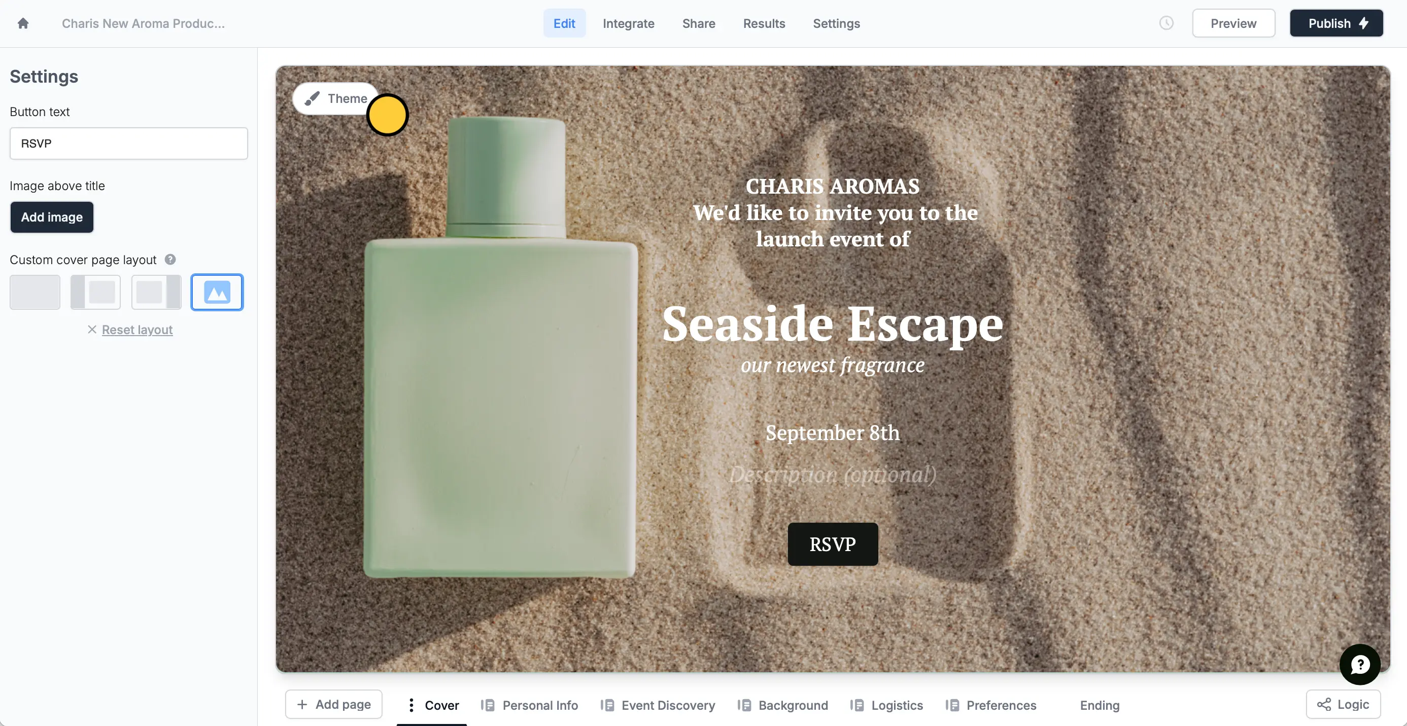 Screenshot of the Form Designer