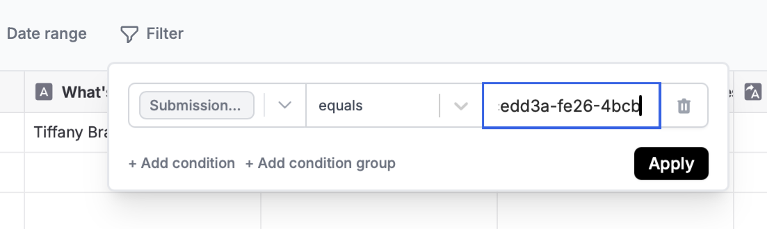 Screenshot of the Fillout form creation page