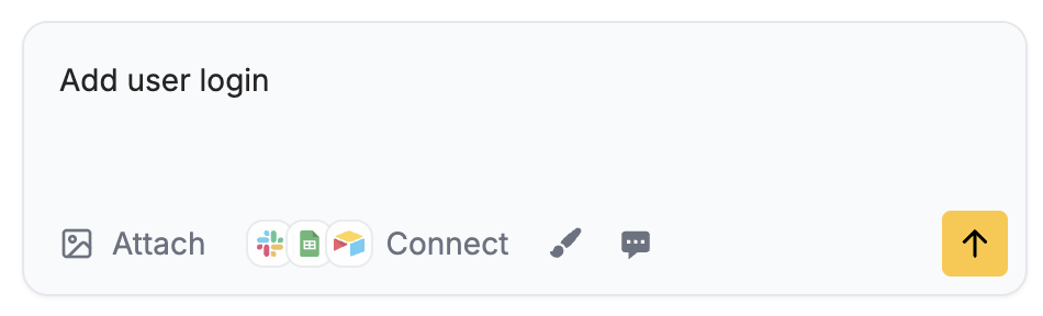 Zite chat with 'Add user login' prompt