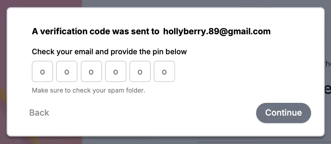 SMS verification