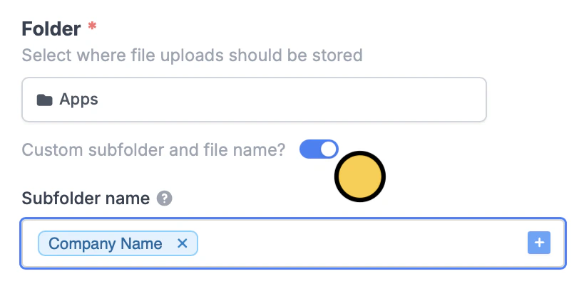 Screenshot of the Fillout form creation page