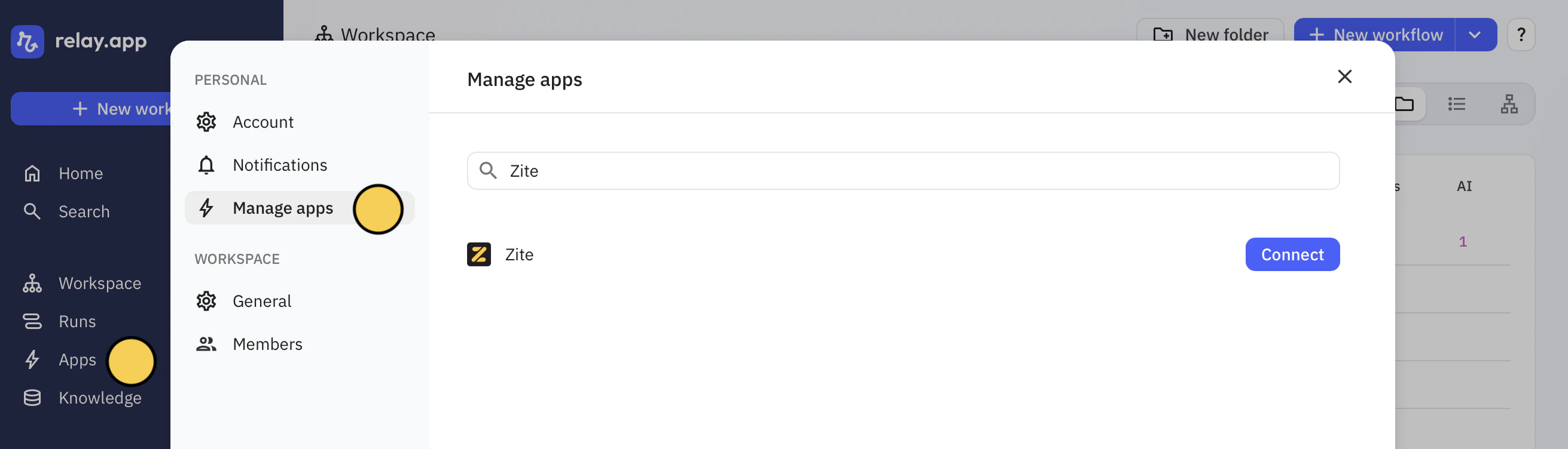 Relay Integration Zite