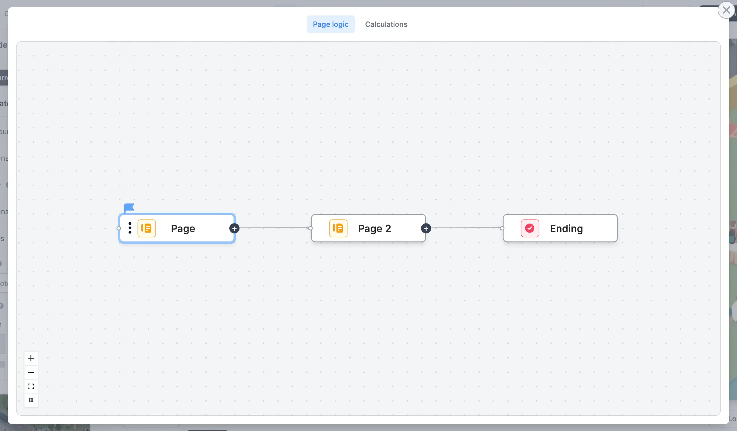 Change the order of pages