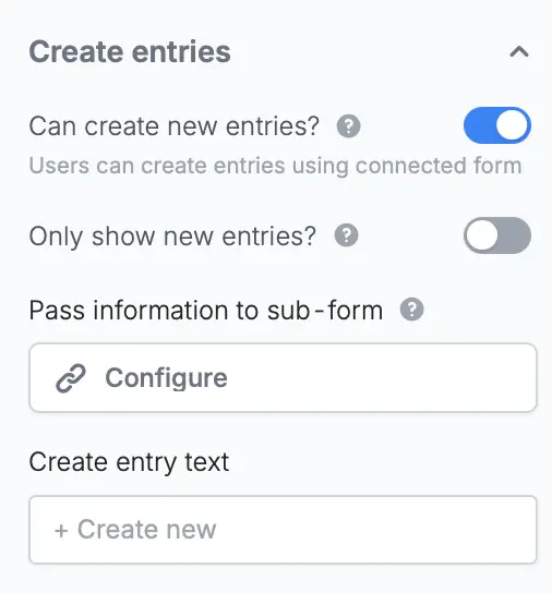 Screenshot of the Form designer tab of a form