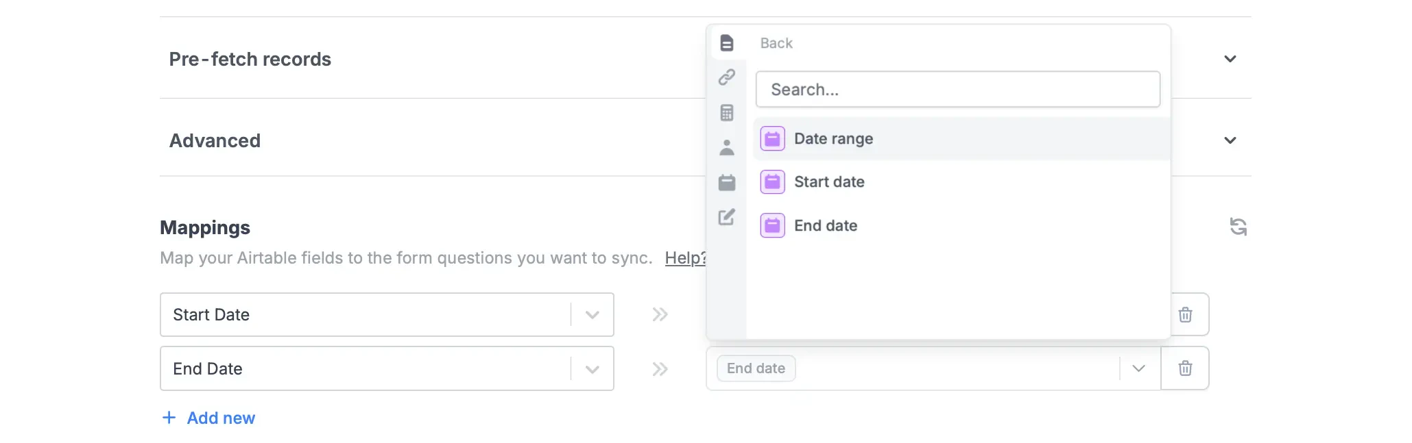 Screenshot of the Form designer tab of a form