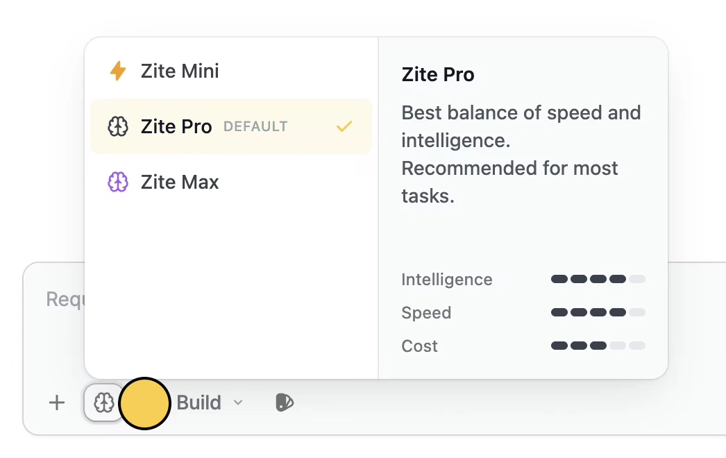Choose Model Choose Model