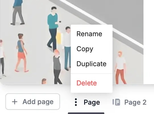 Copy and paste a page