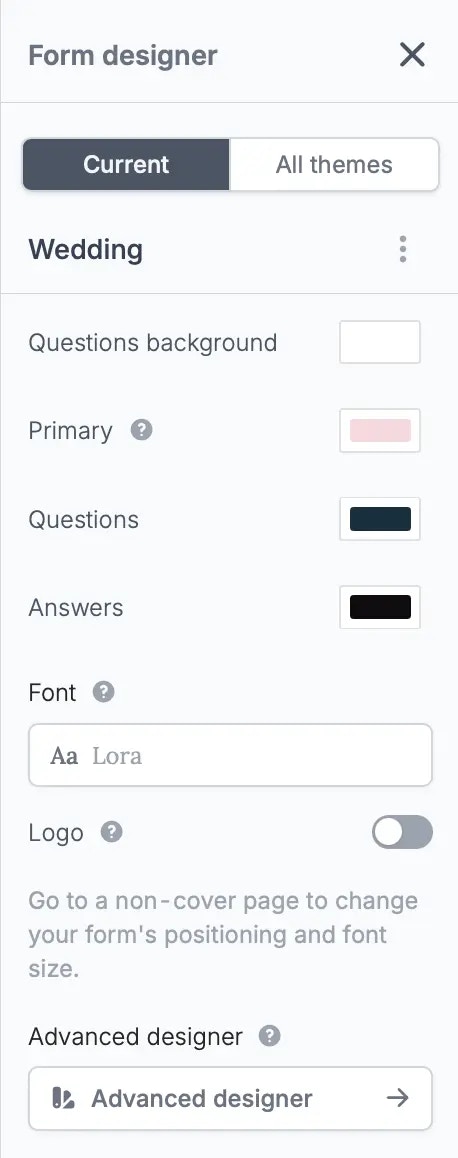 Customize your cover page