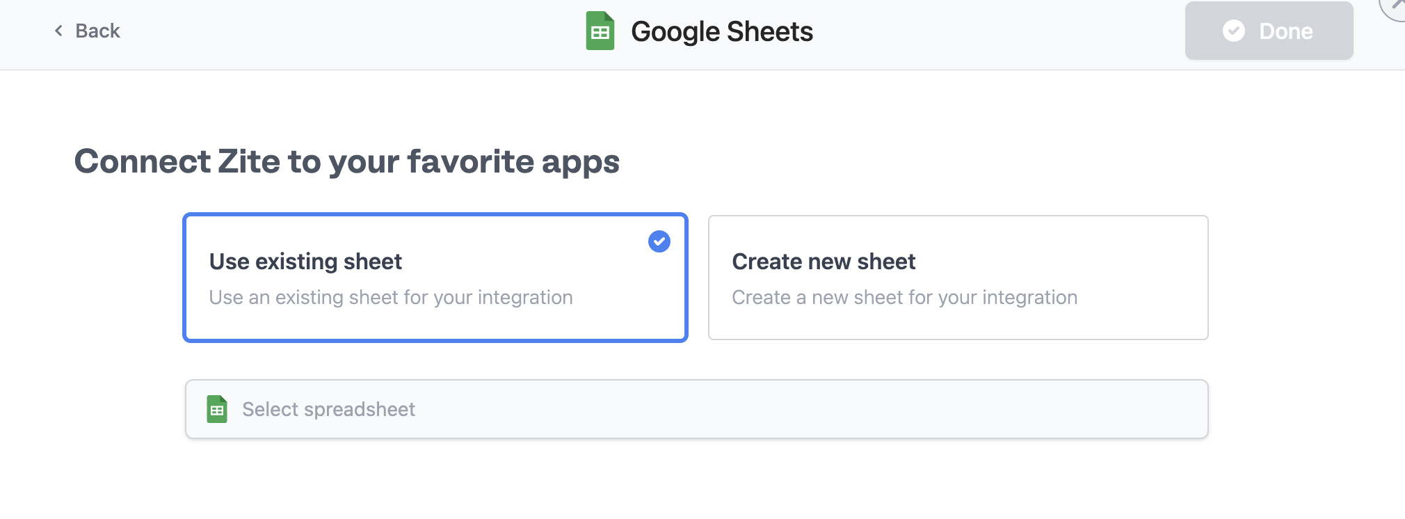 Choose a form type