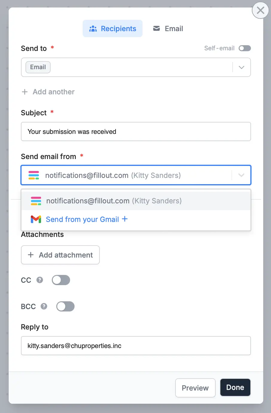 Fillout Workflow