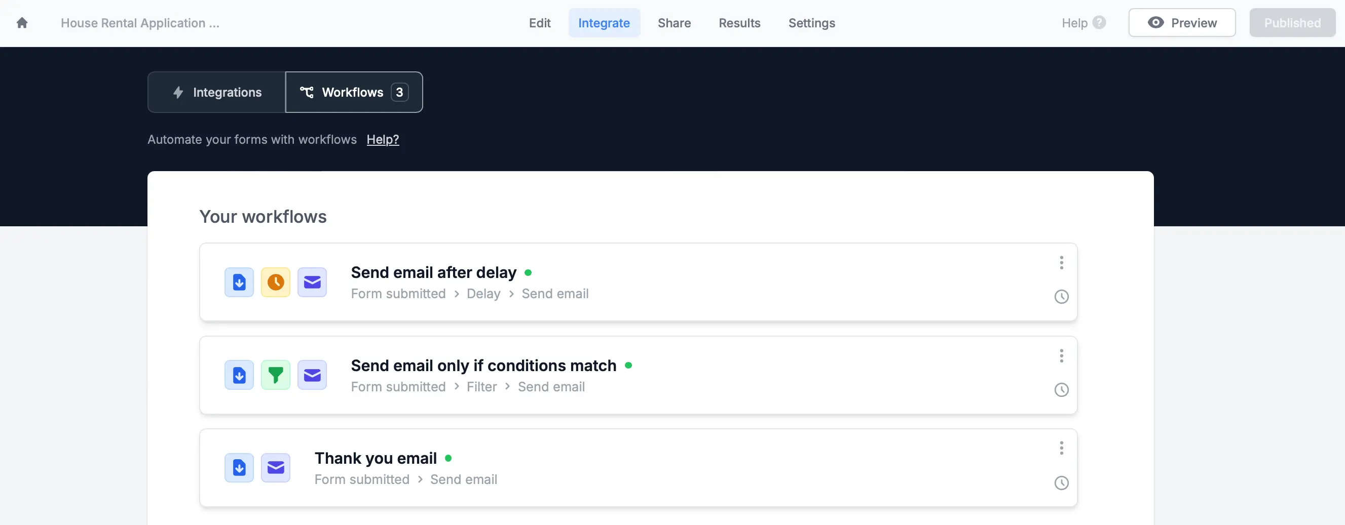 Fillout Workflows