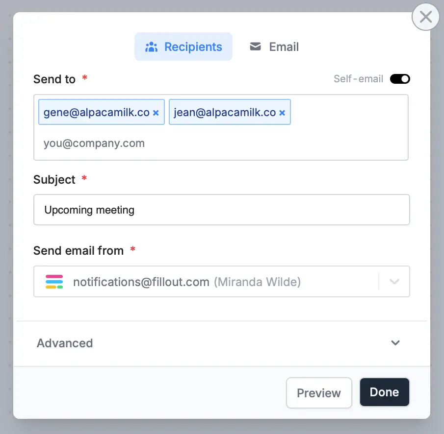 Fillout Workflows